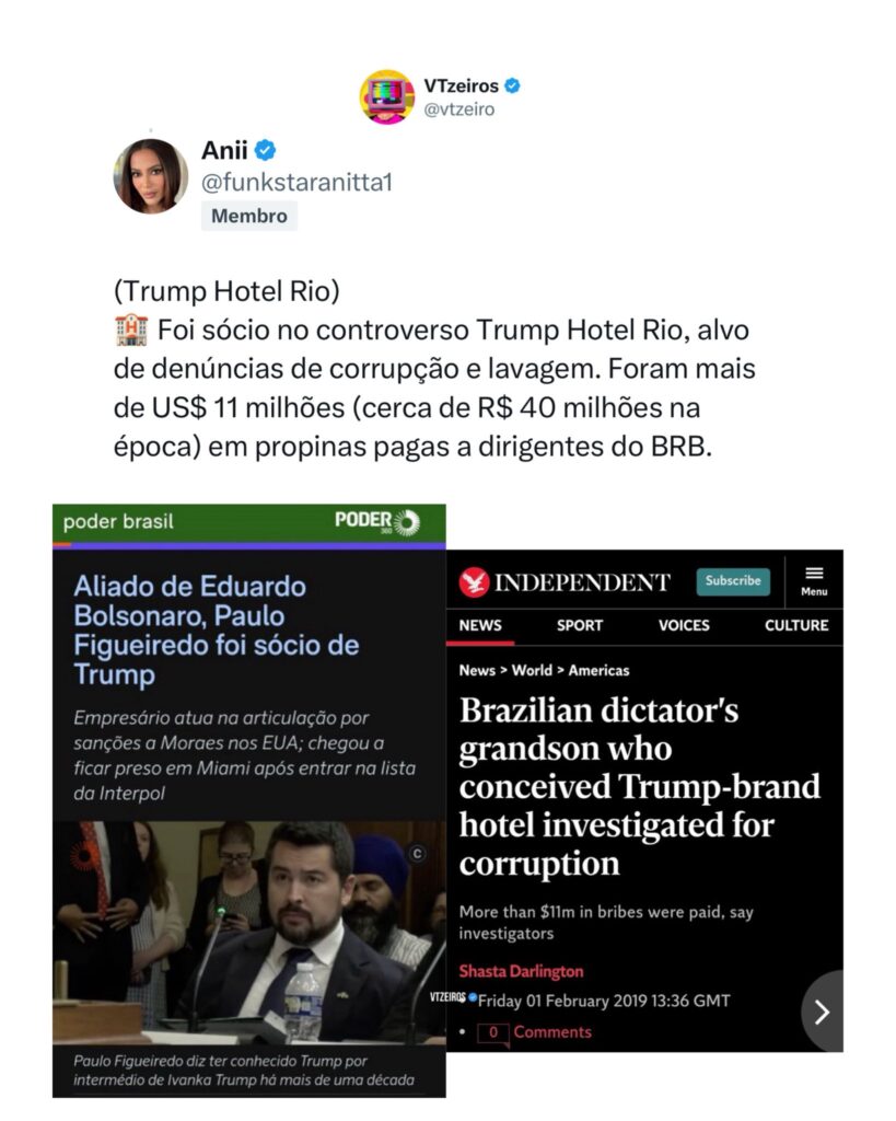 Paulo Figueiredo após ataque a Anitta