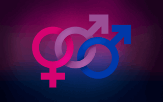 Cores da bandeira bissexual