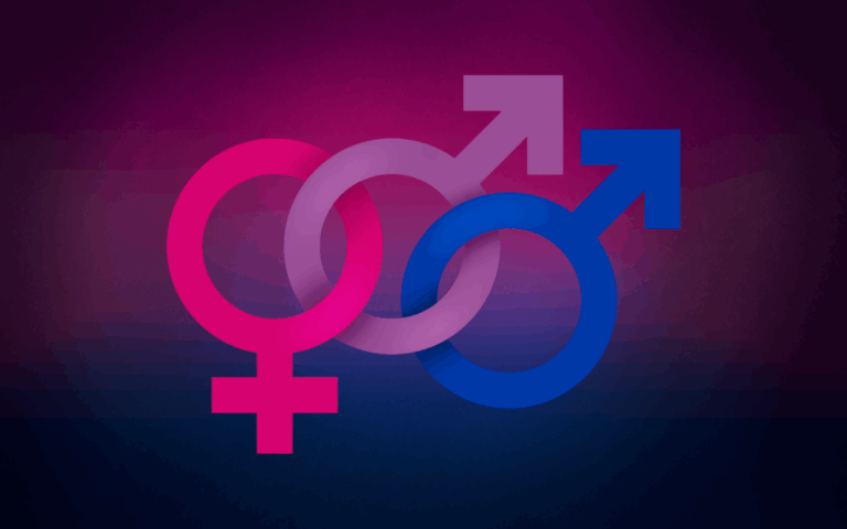 Cores da bandeira bissexual